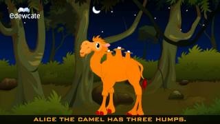 Edewcate english rhymes   Alice the camel nursery rhyme