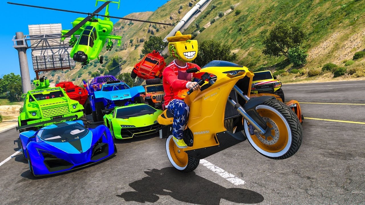 TODOS CONTRA MI! CONFÍO EN LA MOTO!! - GTA 5 ONLINE