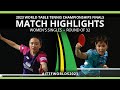 Miu Hirano vs Joen Jihee | WS R32 | 2023 ITTF World Table Tennis Championships Finals
