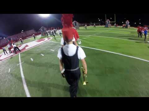 Morton Marching Band Out of Time Baritone Cam 10/17/17