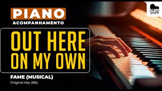 Out Here on my Own (Fame) - Piano playback for Cover / Karaoke
