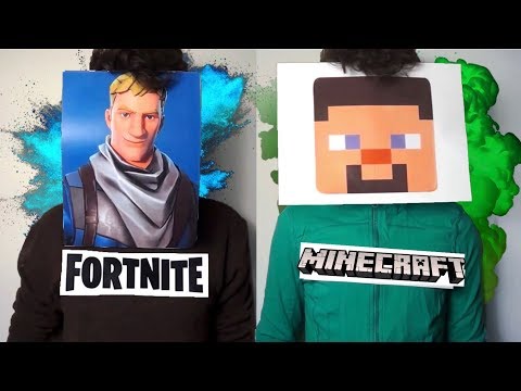 If Fortnite and Minecraft Had A Rap Battle..