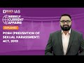 POSH Prevention Of Sexual Harassment Act 2013 UPSC IAS 2022