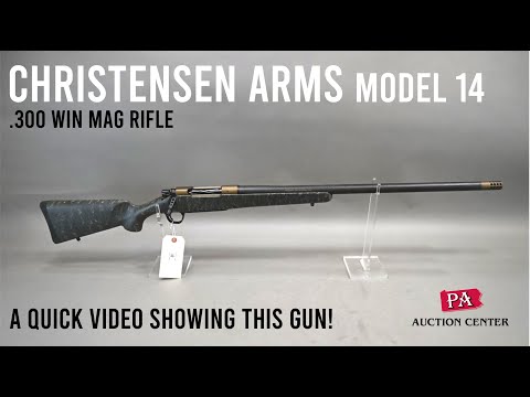 12 Christensen Arms Model 14 .300 Win Mag Rifle - A Quick Video in our Photo Booth