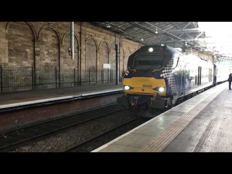 68006 departs Edinburgh