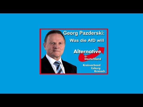 Georg Pazderski - Was die AfD will und darstellt (20.09.2017 / Bamberg Teil 4)