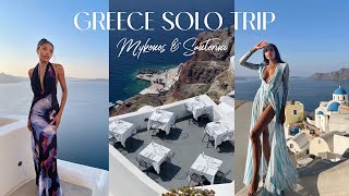 Greece Solo Trip | Mykonos & Santorini