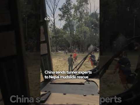 China sends tunnel experts to Nepal mudslide rescue #worldnow