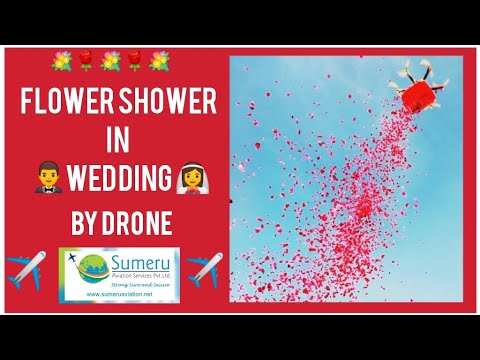 Flower dropping by helicopter / drone in mira-bhayandar