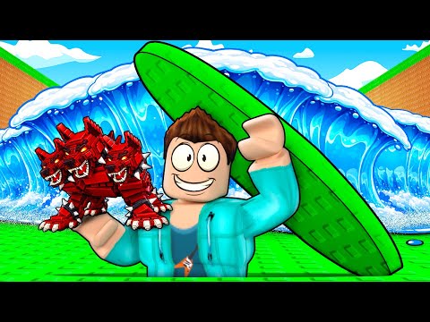 I FOUND OP SECRET ROOM IN ESCAPE TSUNAMI IN ROBLOX !!