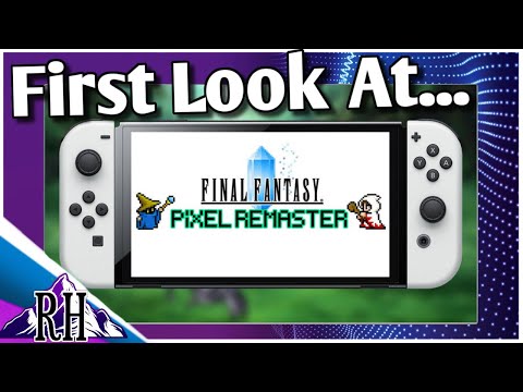 First Look At Switch/PS4 Final Fantasy Pixel Remaster!