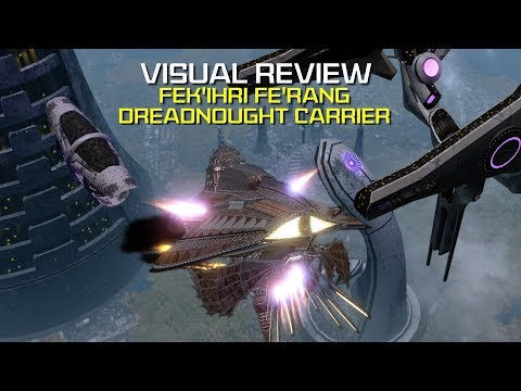 Visual Review | Fek'Ihri Fe'rang Dreadnought Carrier | Star Trek Online
