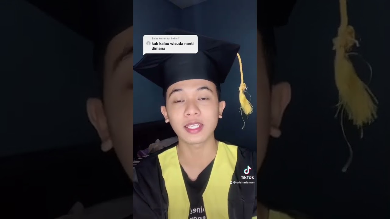 Kuliah di UT Wisudanya dimana ? #universitasterbuka #ut #wisuda #wisudadaring