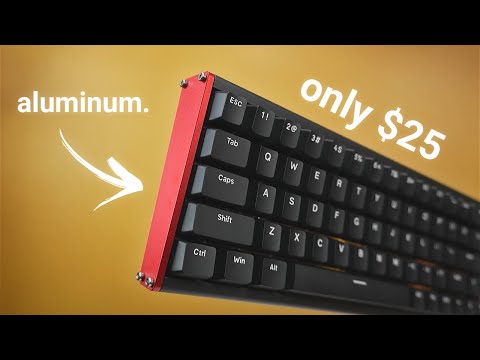Aluminum case magnetic keyboard for only $25?! (AJAZZ ALUX 68 HE Review)
