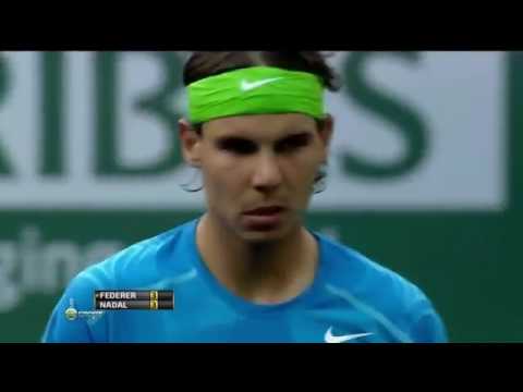 Roger Fed R V Rafael Nadal Indian Wells 2012 SF Highlights HD