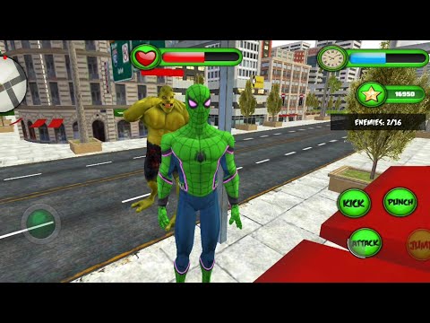 Spider Superhero City Fighting | Spider Hero Vs Monster Hero Vs City Gangster - Android GamePlay