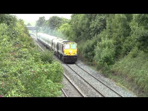 201 Class (No. 207) on northbound Enterprise at Kingstown, Co. Dublin