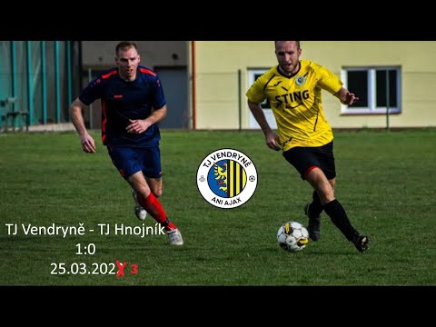 TJ Vendryně - TJ Hnojník (1:0) - 25.03.2023 - sestřih