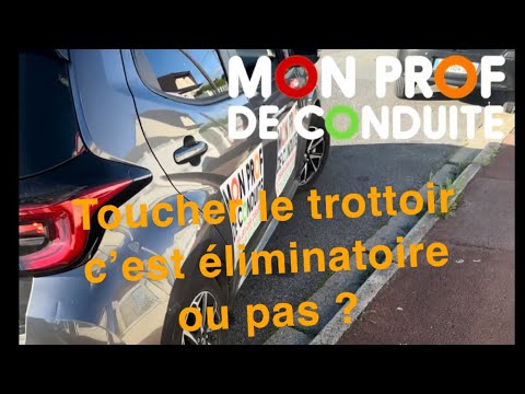 TOUCHING THE CURB IS ELIMINATORY OR NOT? Driving school license MY DRIVING INSTRUCTOR