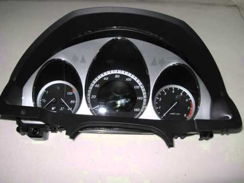 2011 Mercedes C300 Speedometer / Instrument Gauge Cluster ID A2049001505 GOOD SHAPE - mbipart... OEM