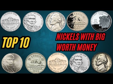 TOP 10 Most Valuable Nickels in Circulation - Rare Jefferson Nickels Worth Big Money!