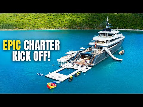 INSANE Superyacht Charter | Dual Jet Arrivals to Sunset Celebrations in St. Martin & St. Barts