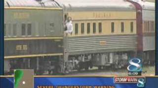 Vintage Railcars Roll Through Omaha