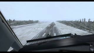 preview picture of video '[FSX] B737-800 Crosswind Landing @Bergen Flesland - Norway'