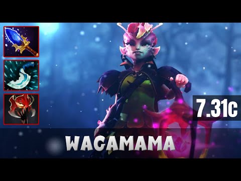WAGAMAMA DARK WILLOW MID LANE | DOTA 2 PATCH 7.31c PRO GAMEPLAY