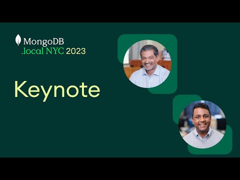 Keynote MongoDB local NYC 2023