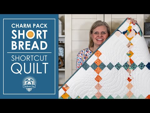 Try This Four Patch Trick 🙃 Charm Pack Shortbread Quilt ‼ Shortcut Quilts - Fat Quarter Shop