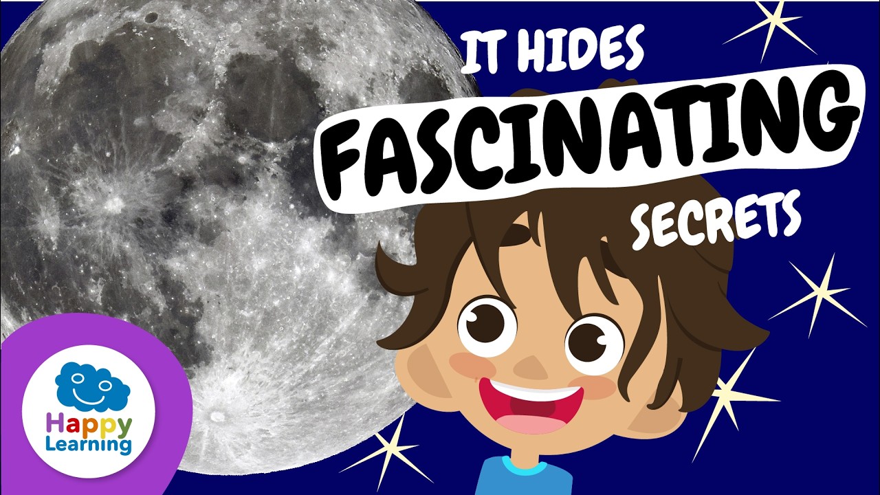 🌕 The Moon and the Solar System for Kids | Educational Videos for Children | @HappyLearningEN