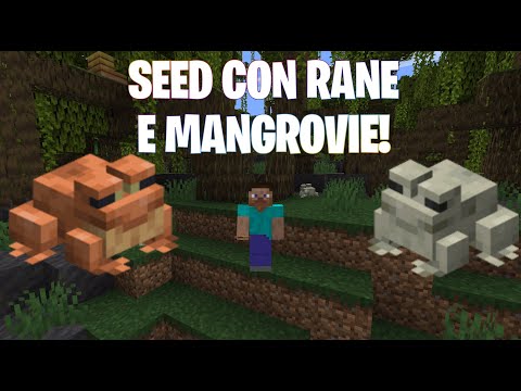 Seed con rane e mangrovie, Minecraft 1.19 Java