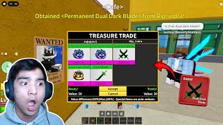 OMG! Rip_Indra Admin Gave Me NEW SWORD In Blox Fruits..! ☠️