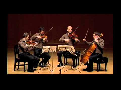 Doric String Quartet plays Brahms String Quartet in C minor Op. 51 No. 1 (slow movement)