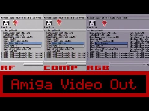 Video Out | Connecting a Commodore Amiga 1200 to a Modern TV / Monitor