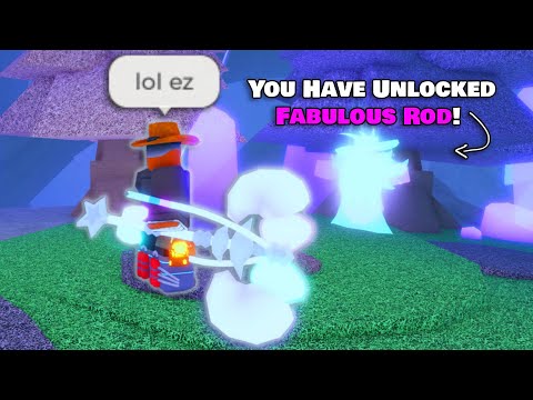 HOW I EASILY OBTAINED THE FABULOUS ROD In FISCH Roblox...