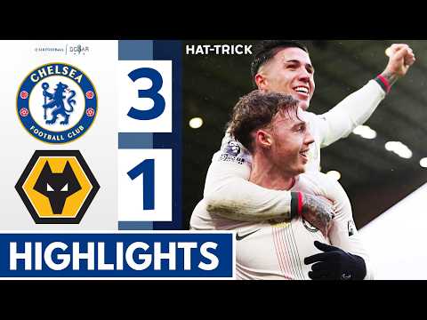 Wolves vs Chelsea 1-3 - Highlights & All Goals - Cole Palmer Hattrick