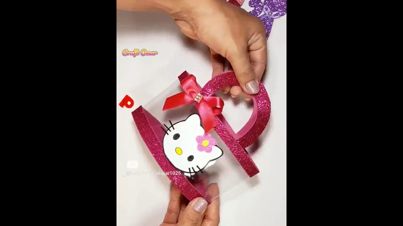 Linda carterita de Hello Kitty hecha con botellas plásticas #manualidades #diy #craft