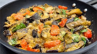 Incredibly delicious eggplants in just minutes! No meat! Easy and cheap dinner! Top 2 recipes.