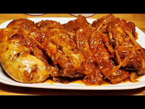 CUISSE DE POULET À LA SAUCE TOMATE Comment Préparer Des Cuisses De Poulet Rôti Et À La  Sauce Tomate