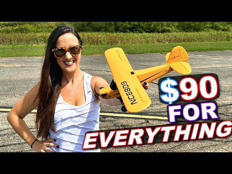 LEARN TO FLY RC Airplanes for Under $100 - Piper J3 Cub