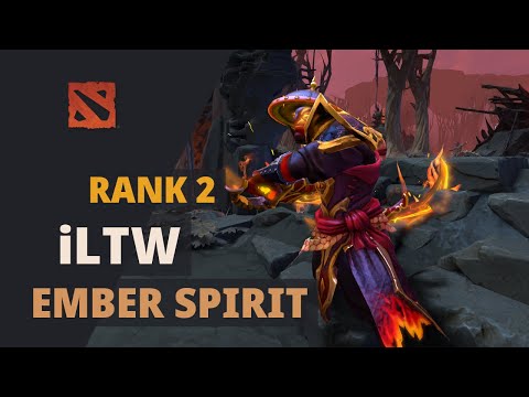 iLTW (Rank 2) plays Ember Spirit Dota 2 Full Game