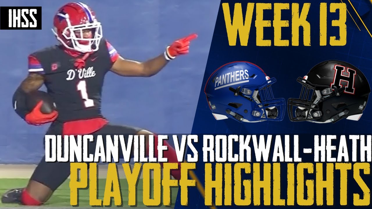 Duncanville vs Rockwall-Heath - 2023 Week 13 Football Highlights