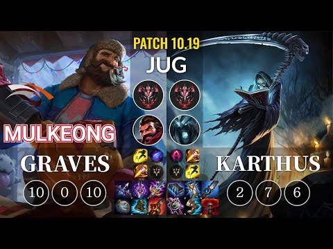 HLE Mulkeong Graves vs Karthus Jungle - KR Patch 10.19