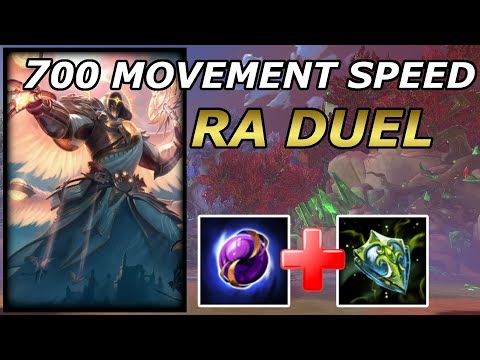 700 Movement Speed Ra THEN Full DMG Ra in 1 Game - Masters Ranked 1v1 Duel - SMITE