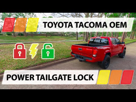Toyota Tacoma Mods | OEM Power Tailgate Lock Kit | PK3B6-35JS0 | PK3B6-35JL0 | Amazon