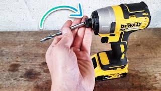 How To Use A Drill Bit In A DeWALT Impact Driver
