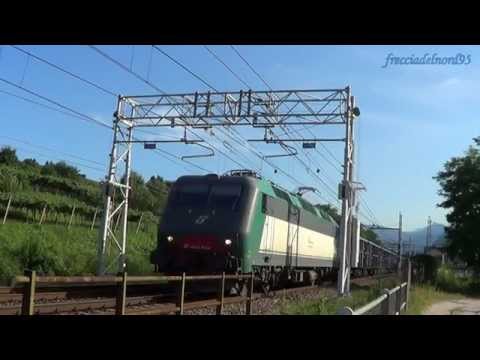 Treno merci in transito e Invio