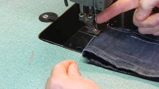 How to Lock Stitches on an Industrial Sewing Machine without Reverse